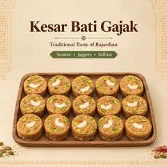 Kesar Bati / केसर बाटी